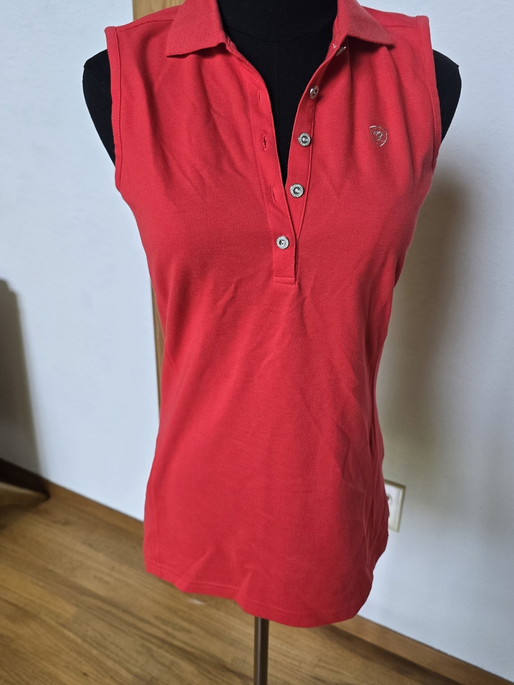Ariat Sleeveless Red Polo Tank